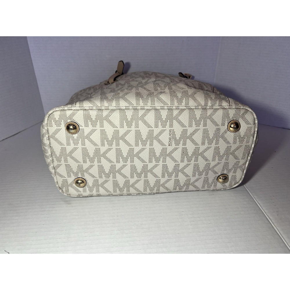 Michael Kors 30S11TTT4B Jet‎ Set Signature Tote Handbag-vanilla - Picture 6 of 15